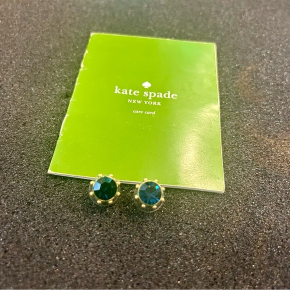 💕💕💕Kate Spade Blue Stud Earrings - Picture 1 of 2